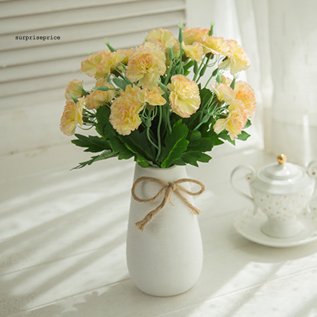 Bó Hoa Cẩm Chướng Nhân Tạo Bằng Lụa Cho Vợ