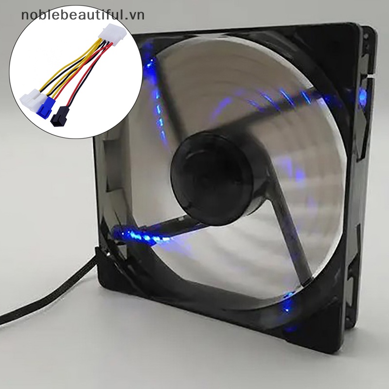 Cáp KếT NốI QuạT TảN NhiệT 4 Pin Sang 3 Pin Cho CPU / PC