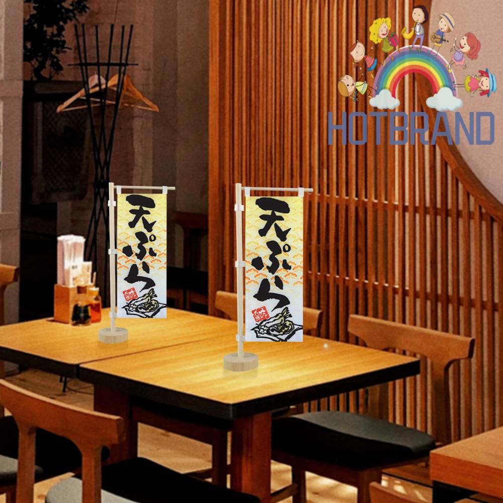 Miếng Gỗ Hình Lá Cờ Quảng Cáo Trang Trí Bàn Làm Việc / Nhà Hàng / Quán Bar