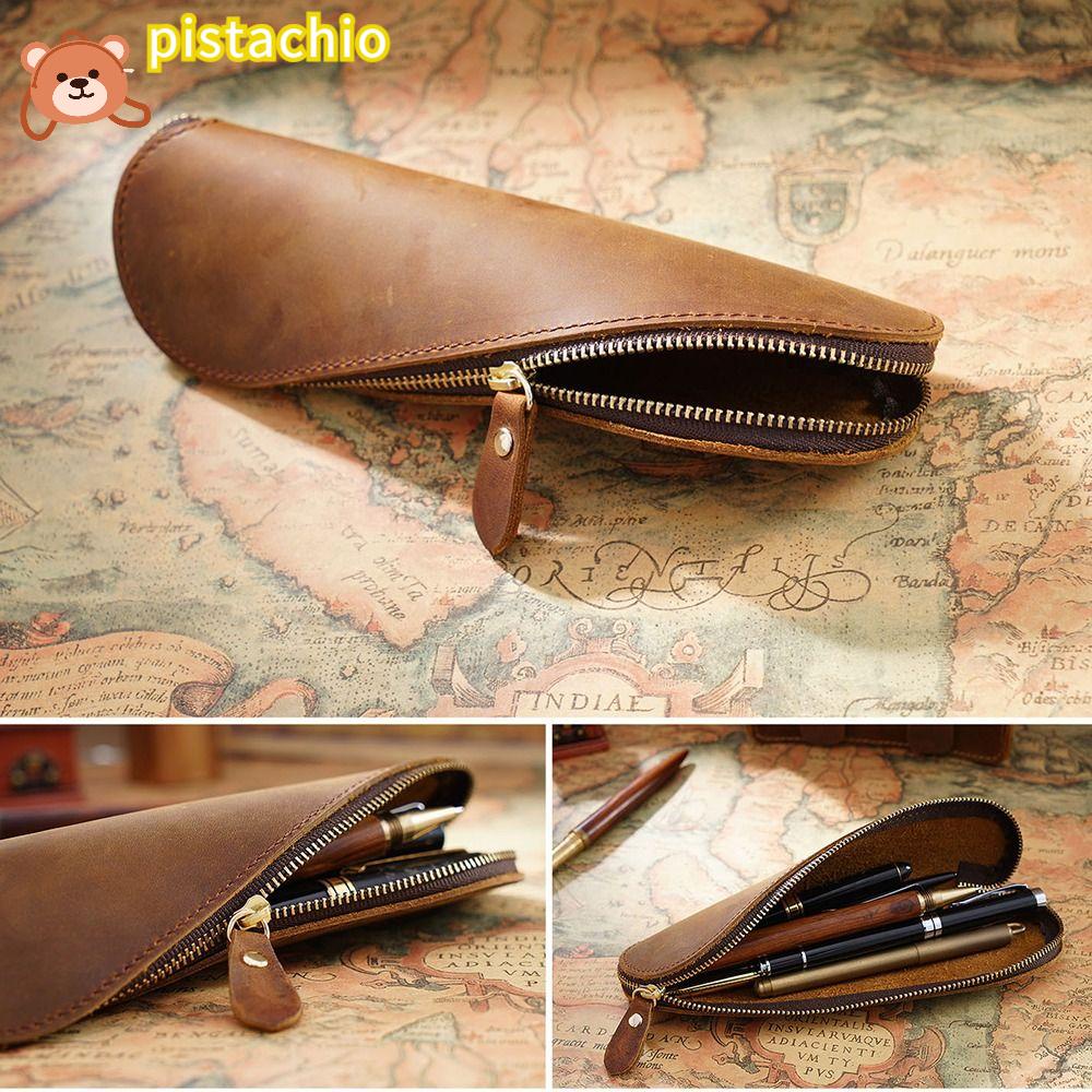 PISTA Túi Đựng Bút Phong Cách Retro