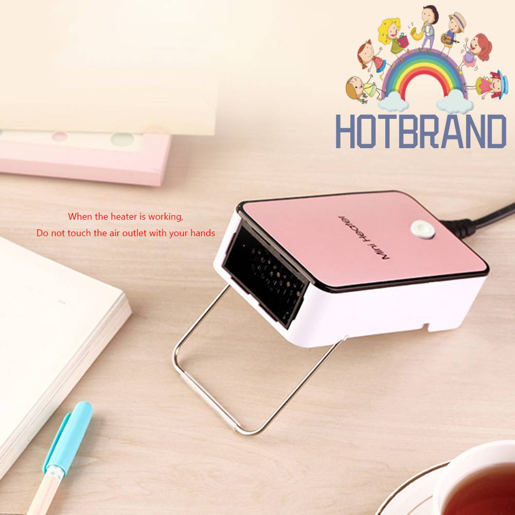 Máy Sưởi Để Bàn Không Trượt Có Giá Đỡ 50W Nhỏ Gọn Cho Mùa Đông