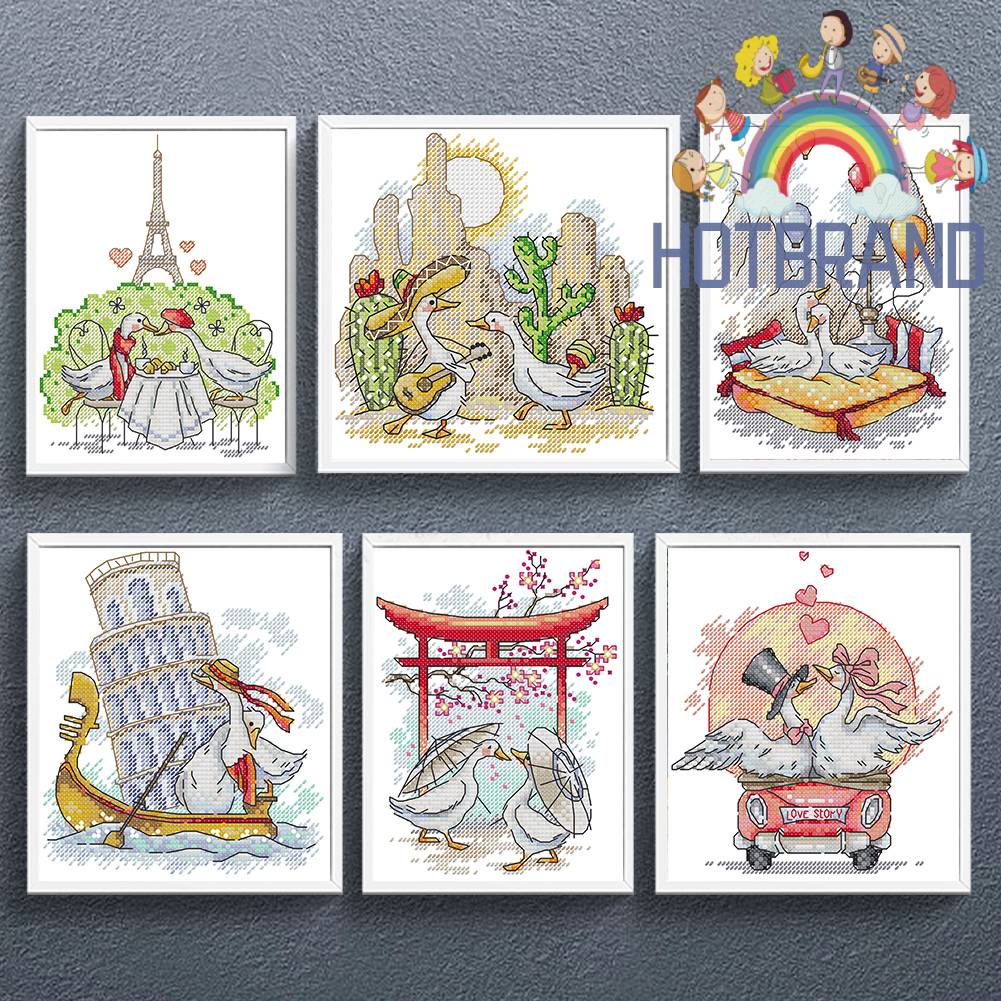 Bộ Tranh Thêu Chữ Thập 14CT Hình Động Vật