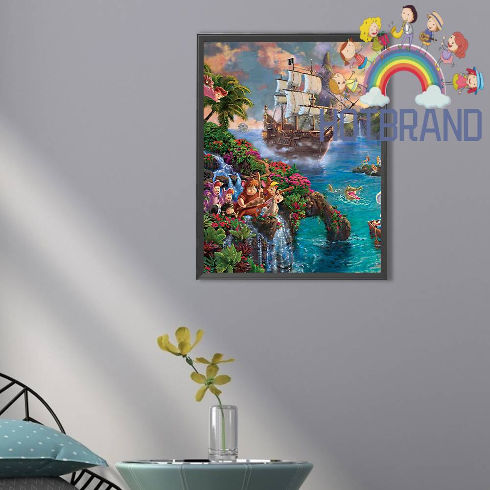 Tranh Đính Đá Kim Cương Toàn Bộ 5D DIY Hình Vẽ Elf