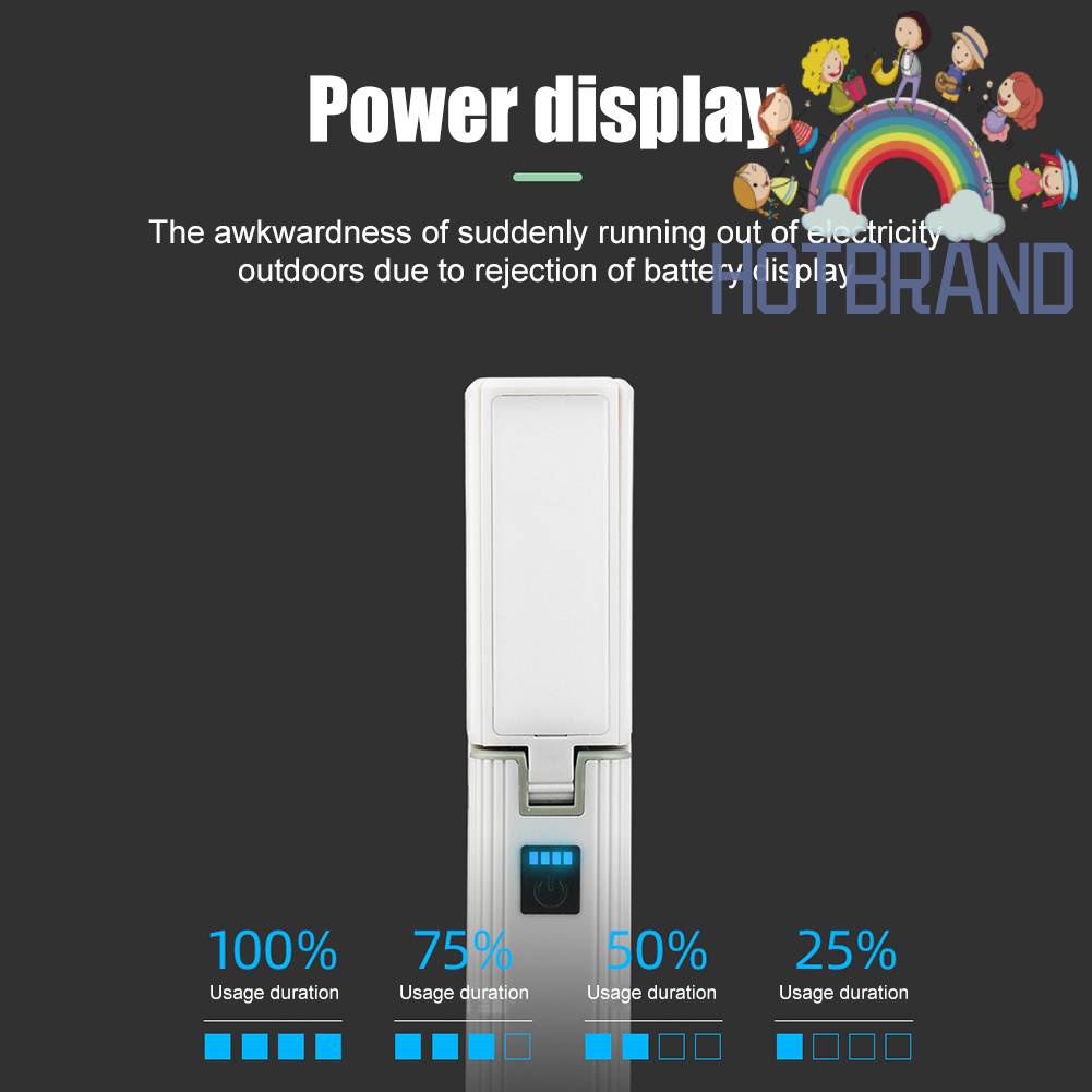 Đèn Cắm Trại 3 Chế Độ XPE LED 300LM 2000mAh Type-C Chống Thấm Nước
