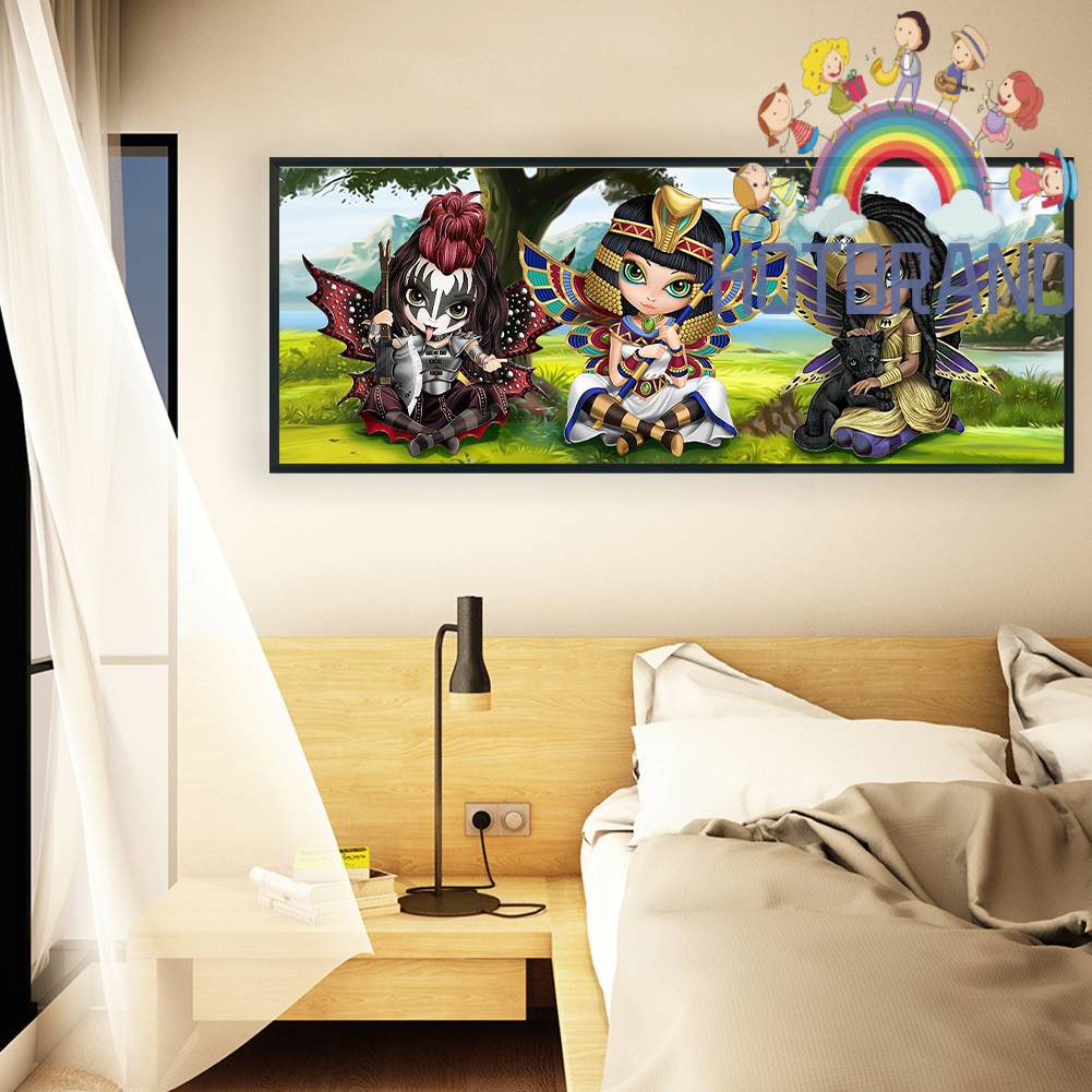 Tranh Đính Đá Kim Cương Toàn Bộ 5D DIY Hình Vẽ Elf