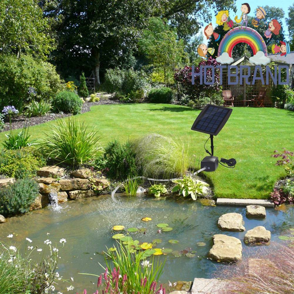 Máy Bơm Oxy Cho Bể Cá / Hoạt Động Ngoài Trời Sử Dụng Năng Lượng Mặt Trời