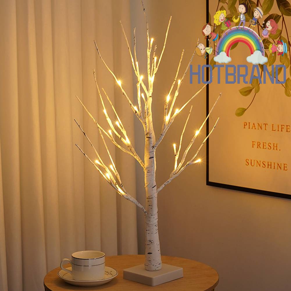 Đèn LED Để Bàn Chạy Pin Hình Cây Độc Đáo Trang Trí Nhà Cửa