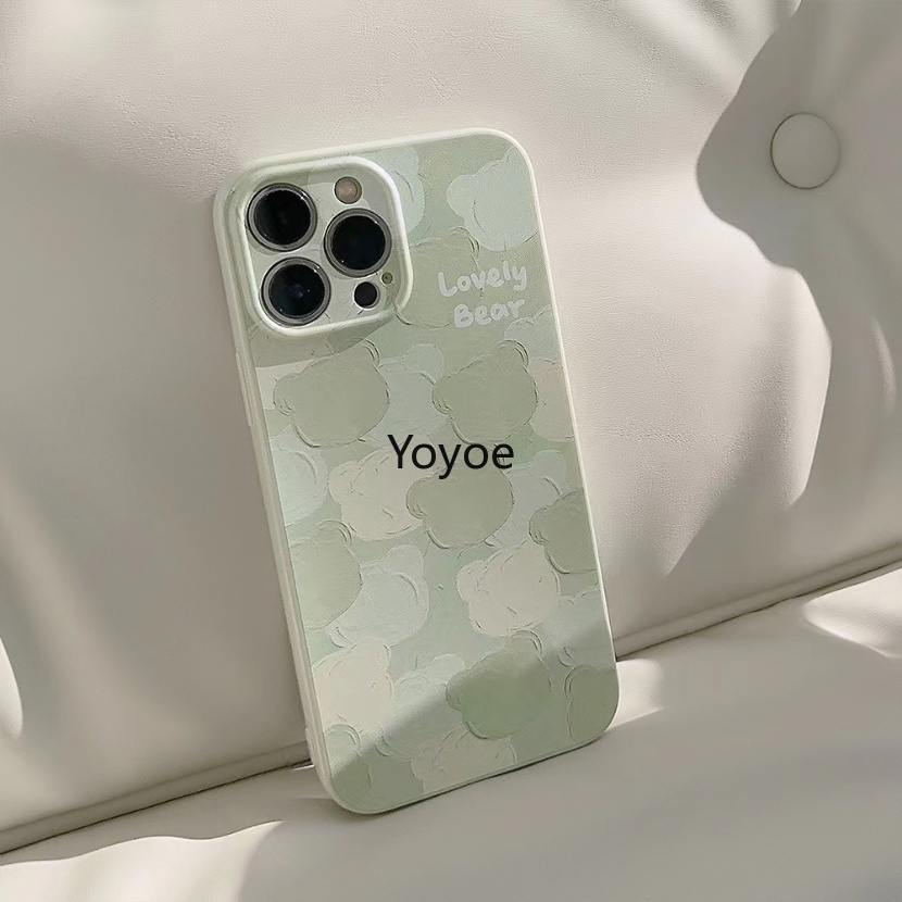 Ốp Điện Thoại Silicon TPU Mềm Chống Sốc Họa Tiết Tranh Sơn Dầu Thời Trang Cho iPhone 14 11 12 13 Pro Max 14 Plus