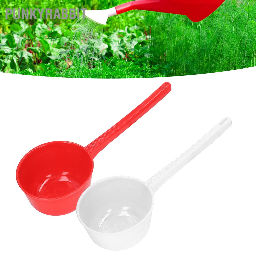 PunkyRabbit Muỗng múc nước bằng nhựa dày có tay cầm dài Dung tích lớn gáo nông nghiệp cho vườn phòng tắm nhà bếp