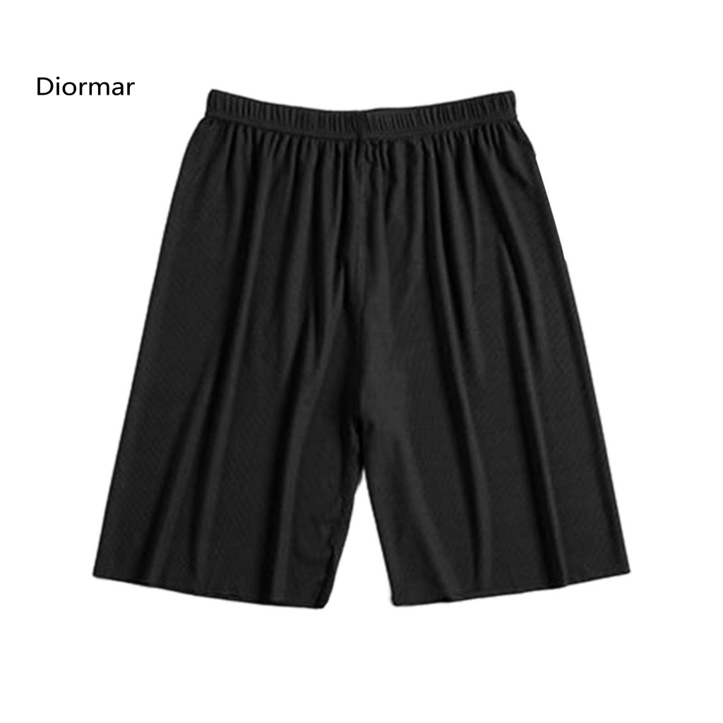 Quần Short Pijama Bằng Lụa Lạnh Co Giãn Thoáng Khí Thời Trang Cho Nam