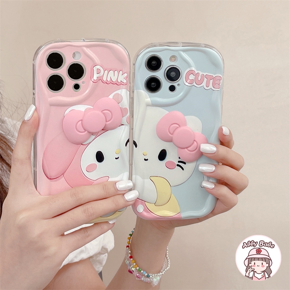 Ốp Điện Thoại TPU Dẻo Họa Tiết Hoạt Hình Melody Kitty Kiểu Hàn Quốc Cho IPhone 14 Pro Max 12 11 Pro Max X XS XR 7Plus