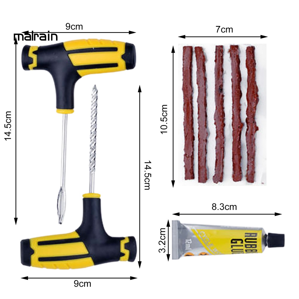 Bộ Dụng Cụ Sửa Chữa Lốp Xe Hơi / Xe Tải Bằng Kim Loại Tiện Dụng