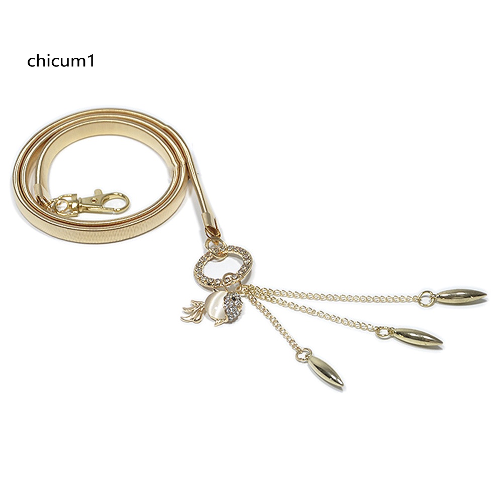 Thắt Lưng Nữ Mạ Vàng Đính Đá Sang Trọng