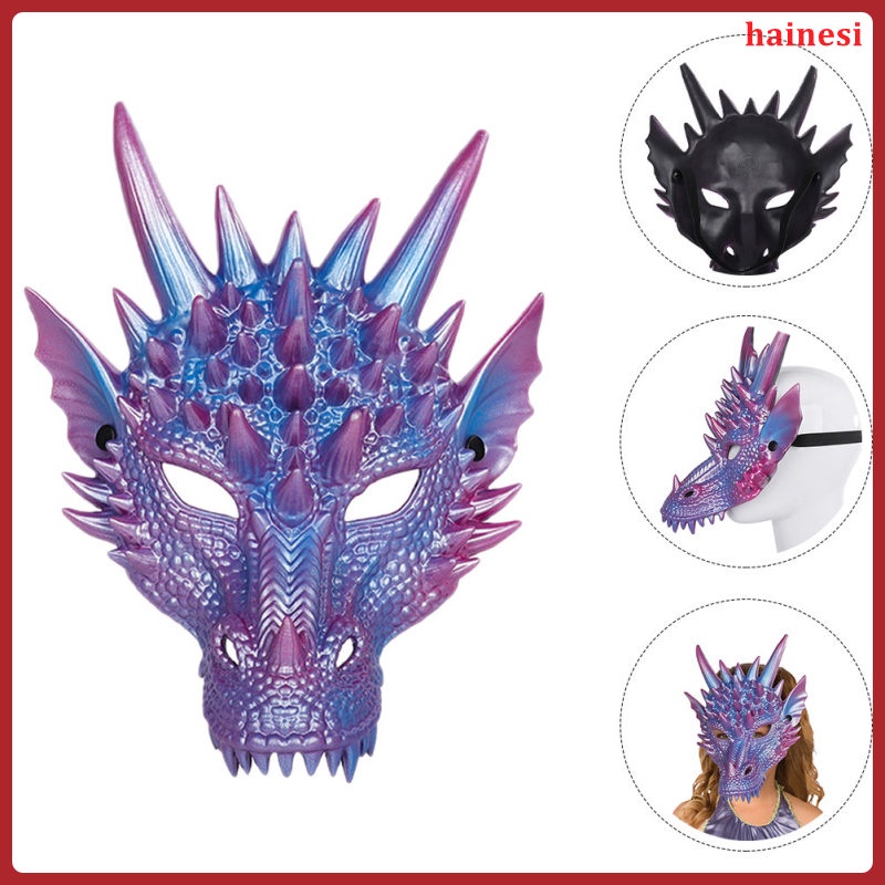 Mặt Nạ Hình Rồng 3d Kinh Dị Hóa Trang Halloween