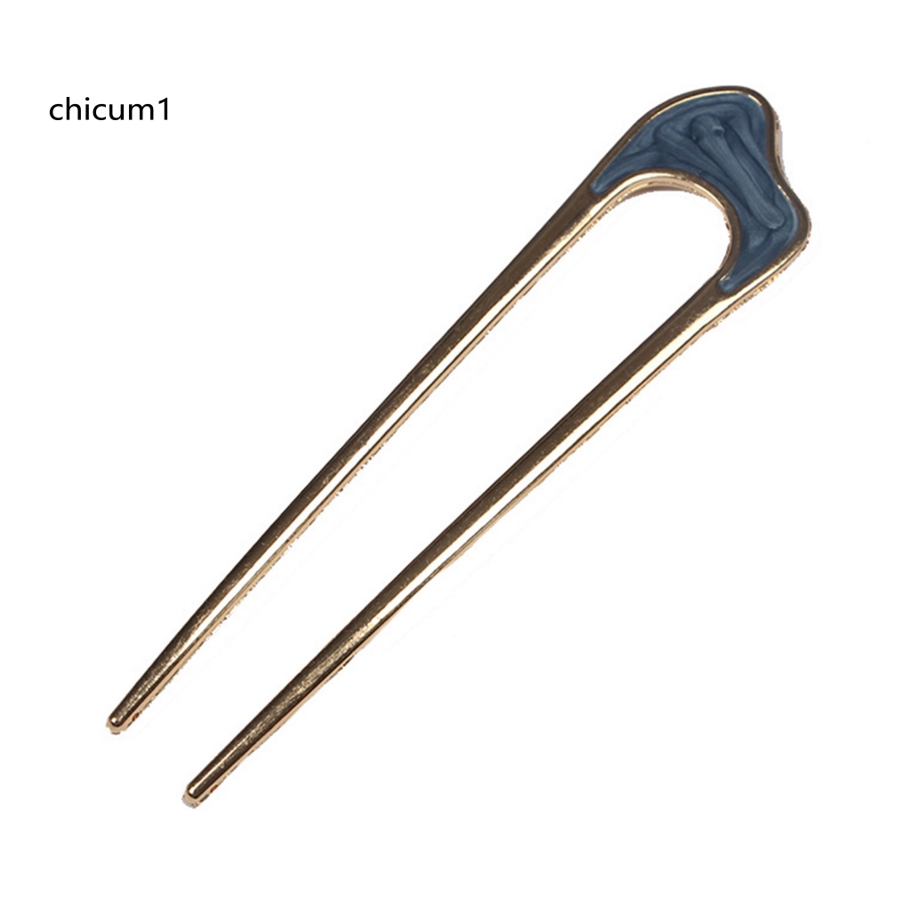 Trâm Cài Tóc Hình Chữ U Bằng Sắt Thời Trang