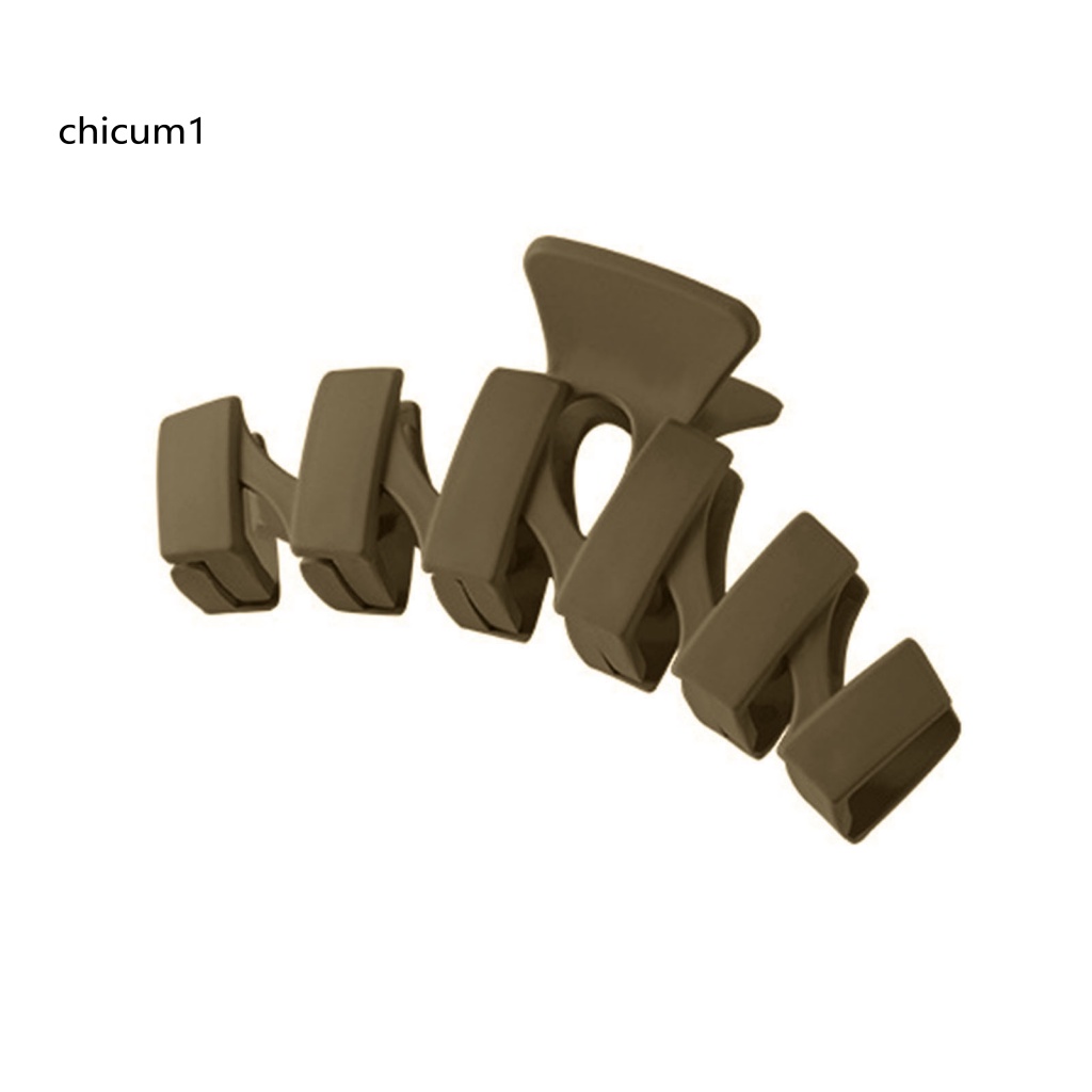 Kẹp Tóc Dạng Móng Vuốt Màu Trơn Phong Cách Hàn Quốc Độc Đáo