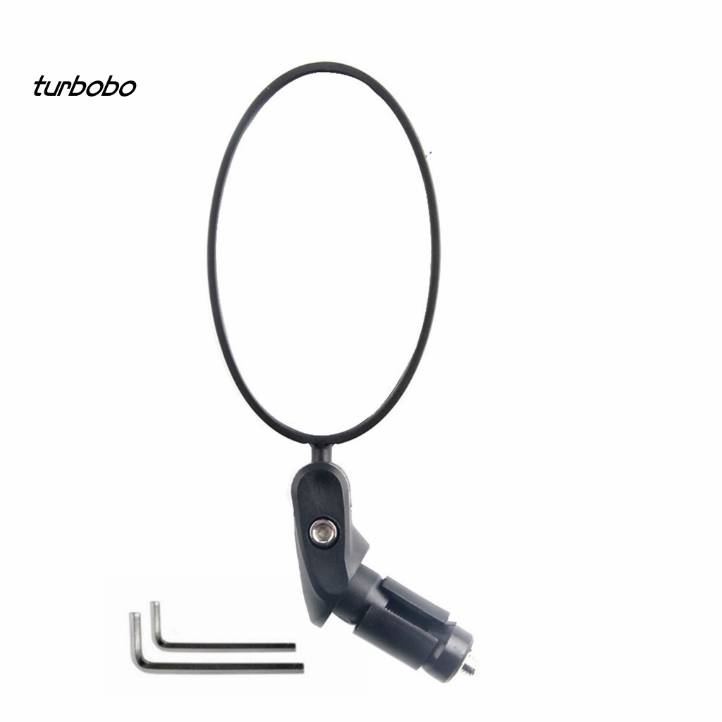 Gương Chiếu Hậu Hình Oval Gắn Tay Lái Xe Đạp Leo Núi Tiện Dụng