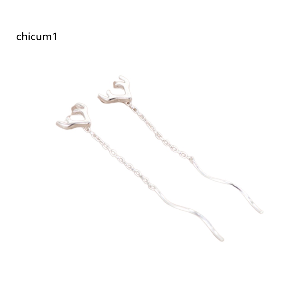 1 Đôi Bông Tai Dáng Dài Hình Hoa Bồ Công Anh Quyến Rũ Cho Nữ