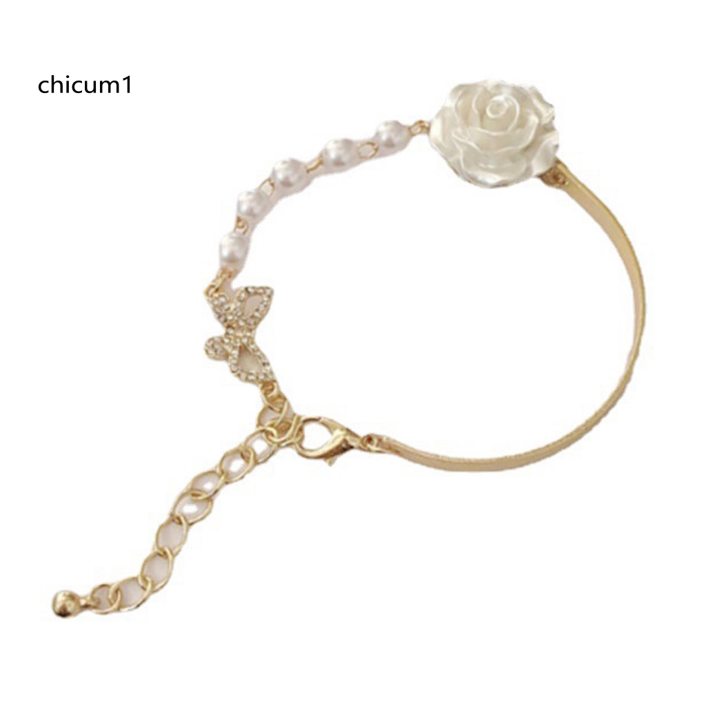 Vòng Đeo Tay Bằng Đồng Chống Mòn Hình Bướm Dễ Phối Đồ Thời Trang Cho Nữ