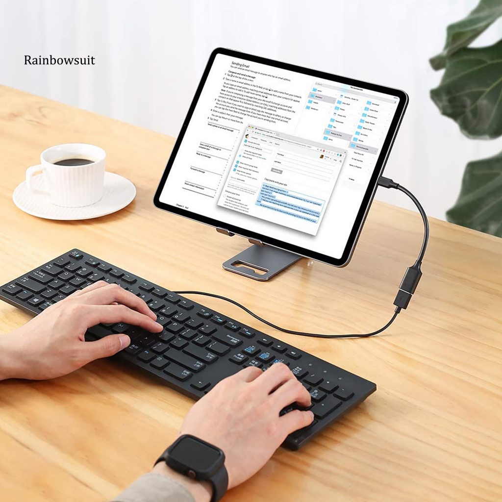 Dây Cáp Sạc Nhanh Truyền Dữ Liệu OTG Từ Đầu Cắm Type-C Sang Cổng Cắm USB30 Mini OTG Cho Điện Thoại Thông Minh