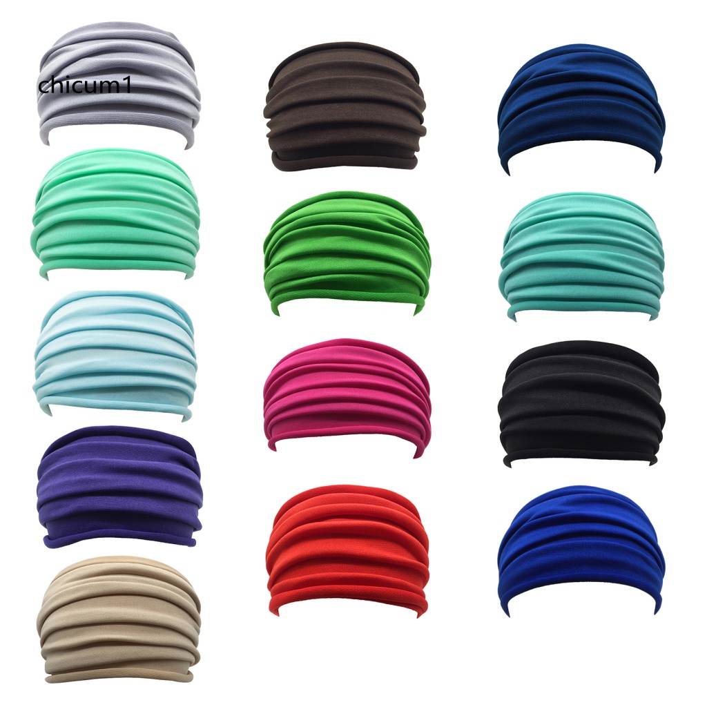 Băng Đô Co Giãn Chống Trượt Bản Rộng Hỗ Trợ Luyện Tập Yoga / Thể Hình