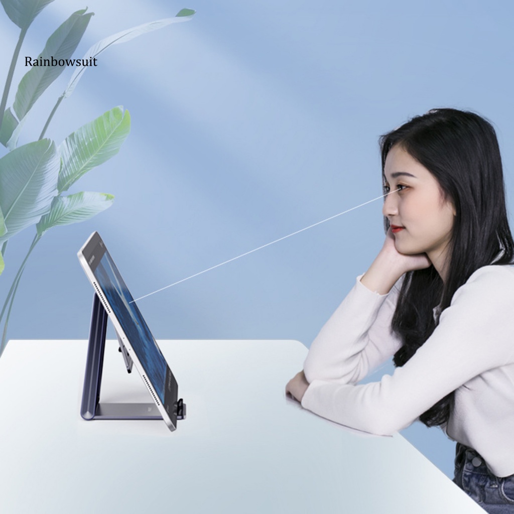 Giá Đỡ Điện Thoại / Laptop Bằng Thép Không Gỉ Có Thể Xoay 360 Độ Tiện Dụng