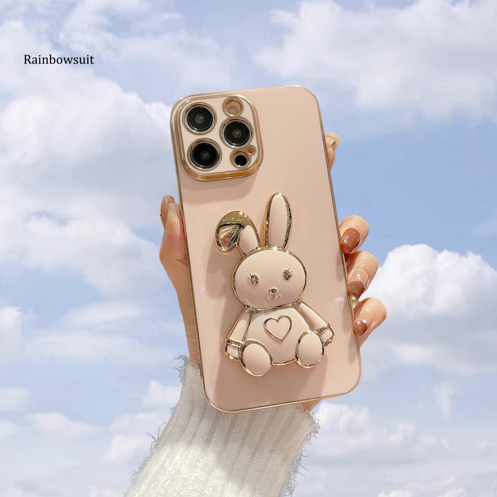 Ốp Điện Thoại Bảo Vệ Toàn Diện Họa Tiết Chú Thỏ Dễ Thương Dành Cho Iphone 14 Pro / 14 Pro Max