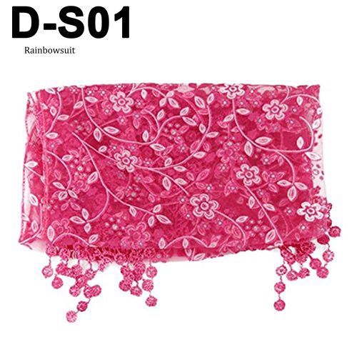 Khăn Choàng Ren Tua Rua Làm Phụ Kiện Chụp Ảnh Cho Bé Sơ Sinh