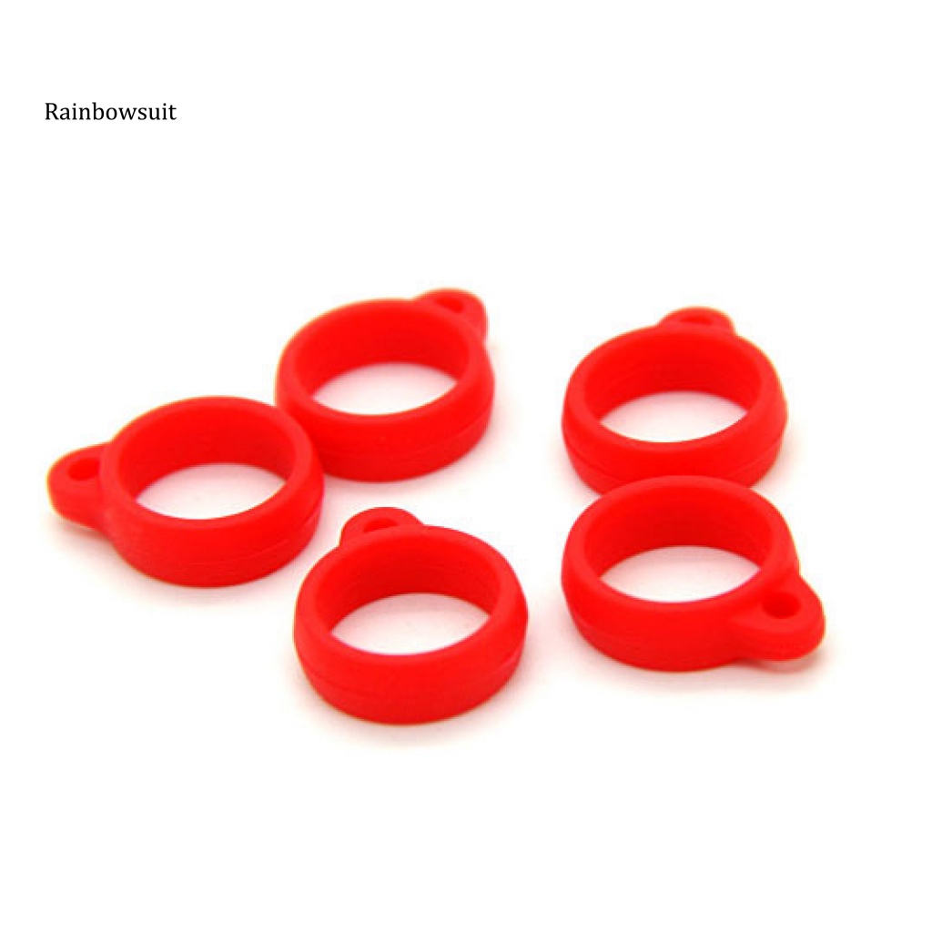 Set 10 Vòng Silicon Co Giãn Bảo Vệ Chống Thất Lạc Cho Dây Đeo Điện Tử