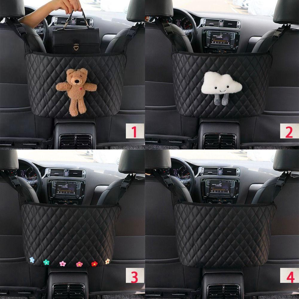 MAYSHOW Túi Lưới Đựng Đồ Dùng Gắn Lưng Ghế Xe Hơi Cỡ Lớn Đa Năng Tiện Dụng