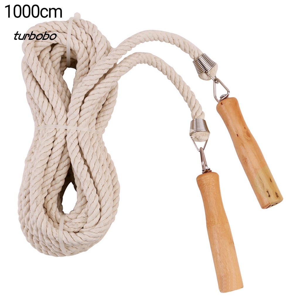 Dây Nhảy Thể Thao Tay Cầm Gỗ Chống Trượt 3 / 5 / 7 / 10m