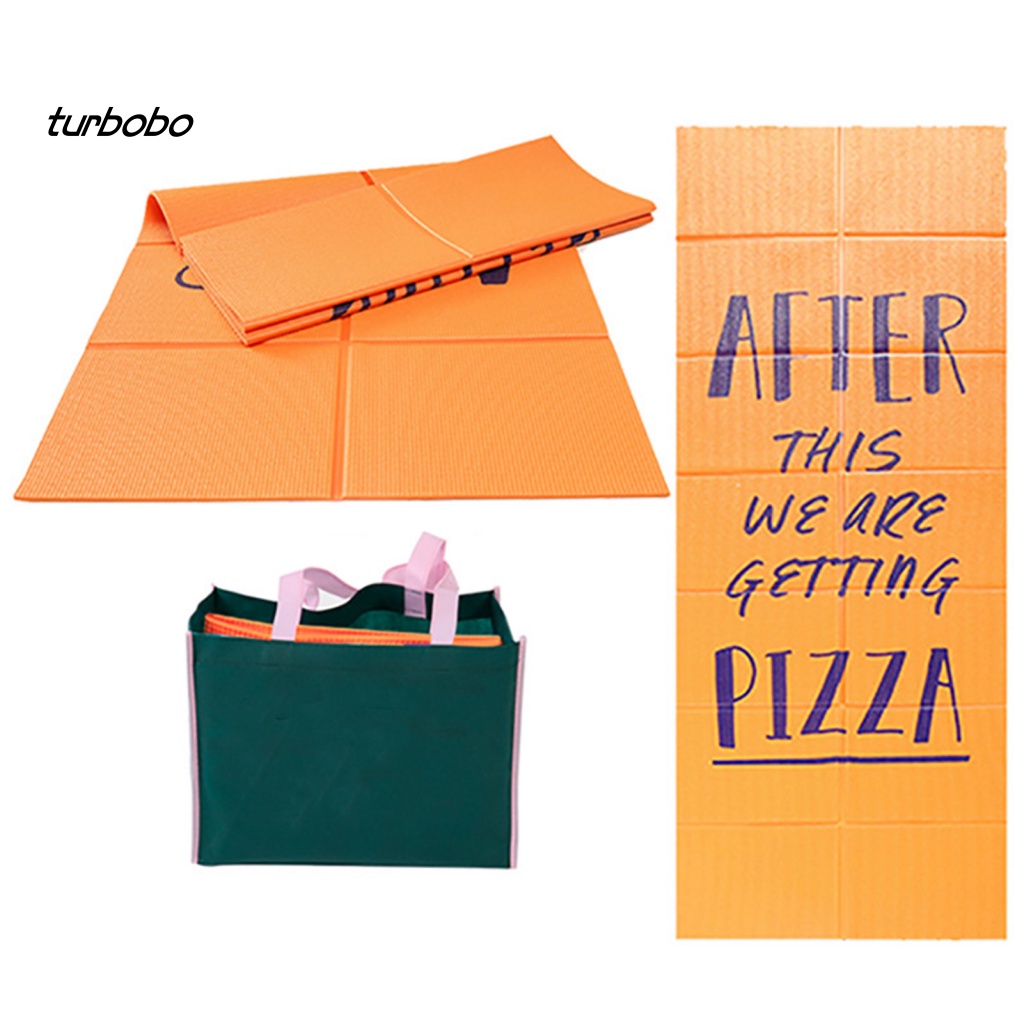 Thảm Tập Yoga Bằng PVC Dày Dặn Chống Trượt Hình Chữ Nhật Có Thể Gấp Gọn