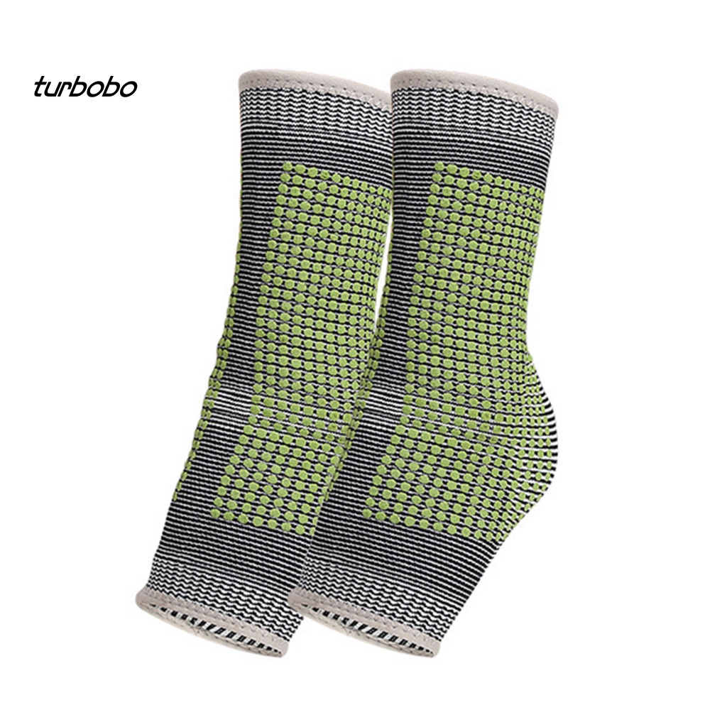 1 Cặp Băng Quấn Mắt Cá Chân Dệt Kim 3D Độ Co Giãn Cao Thoáng Khí Chống Trượt Hỗ Trợ Tự Sưởi Ấm