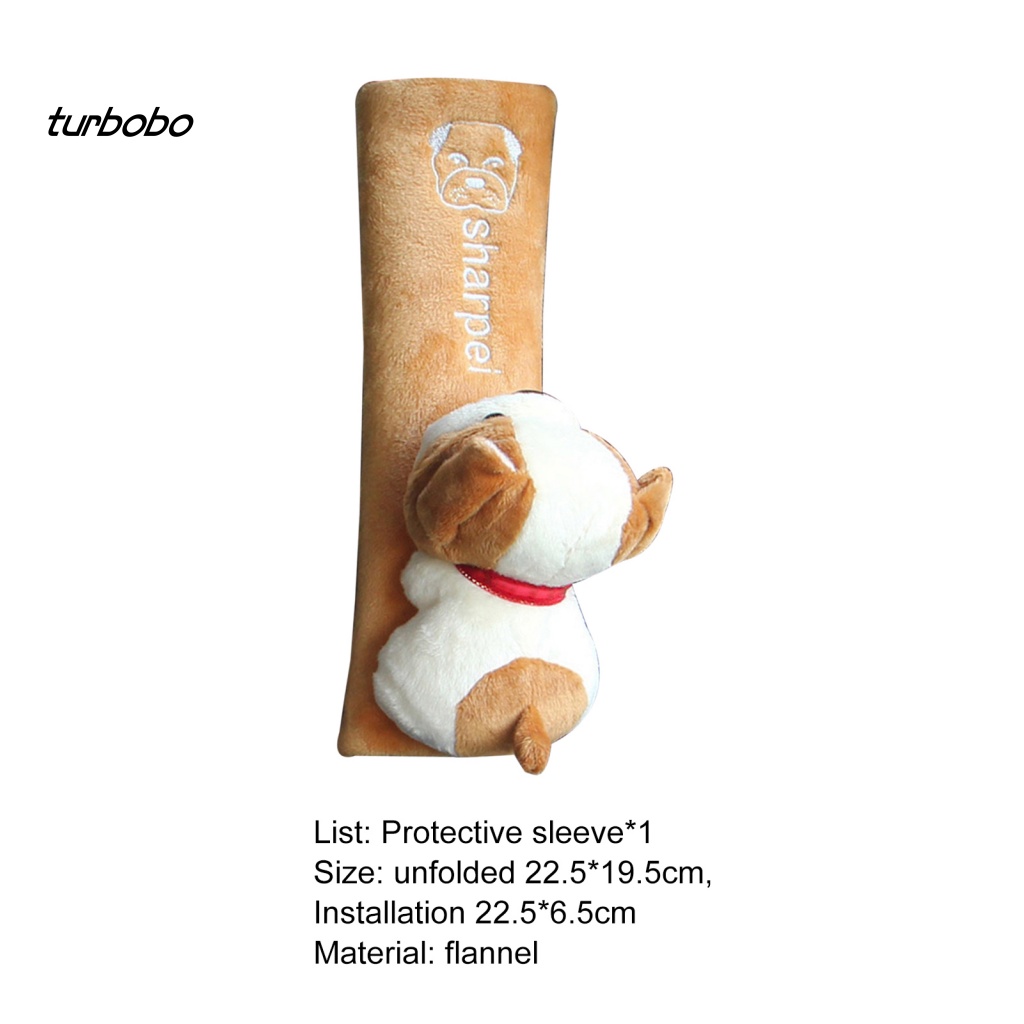 Vỏ Bọc Dây Đai An Toàn Xe Hơi Kiểu Hoạt Hình Dễ Thương Tháo Rời Được Tiện Dụng