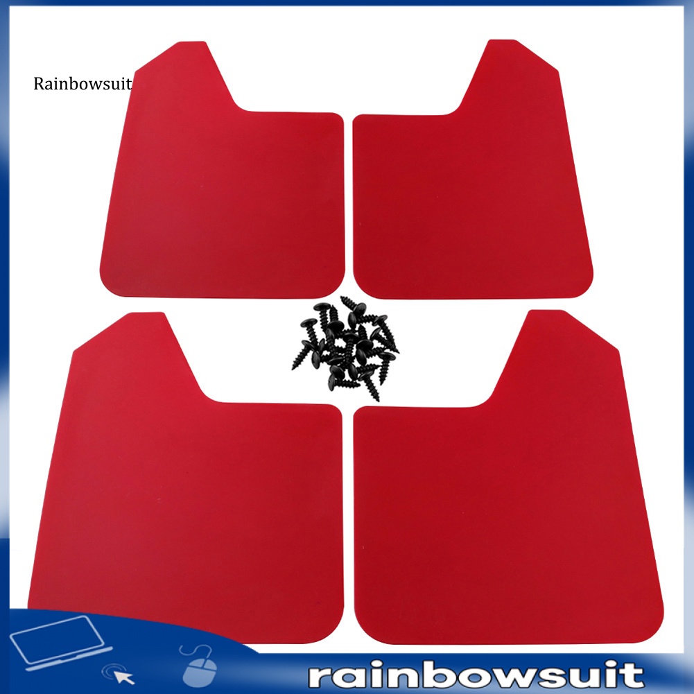 FENDER Set 4 Tấm Chắn Bùn Trước Sau Cho Xe Hơi