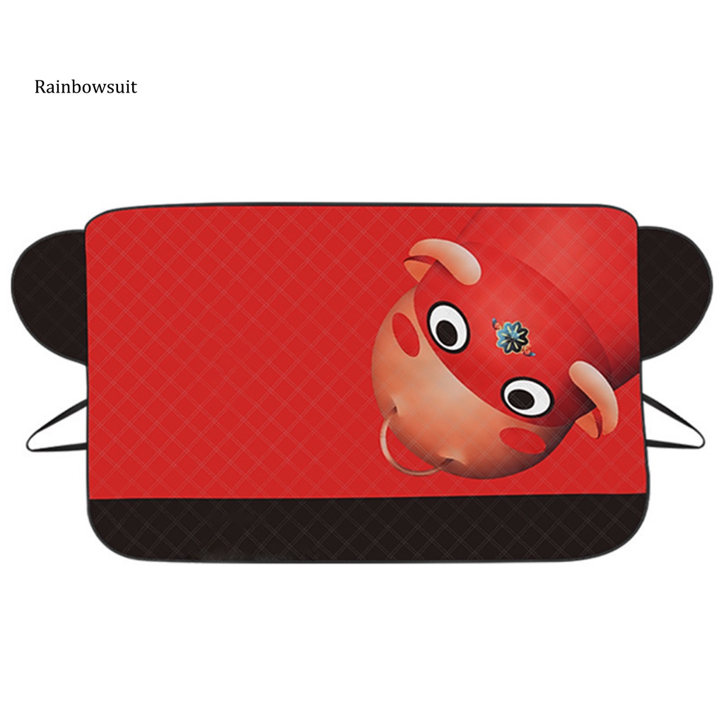 Tấm Che Nắng Hình Chú Chó Husky Dễ Thương Cho Mùa Đông