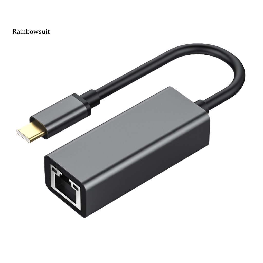 Dây Cáp Chuyển Đổi Cổng USB Type C Ethernet Sang RJ45 Lan Linh Hoạt Cho Notebook