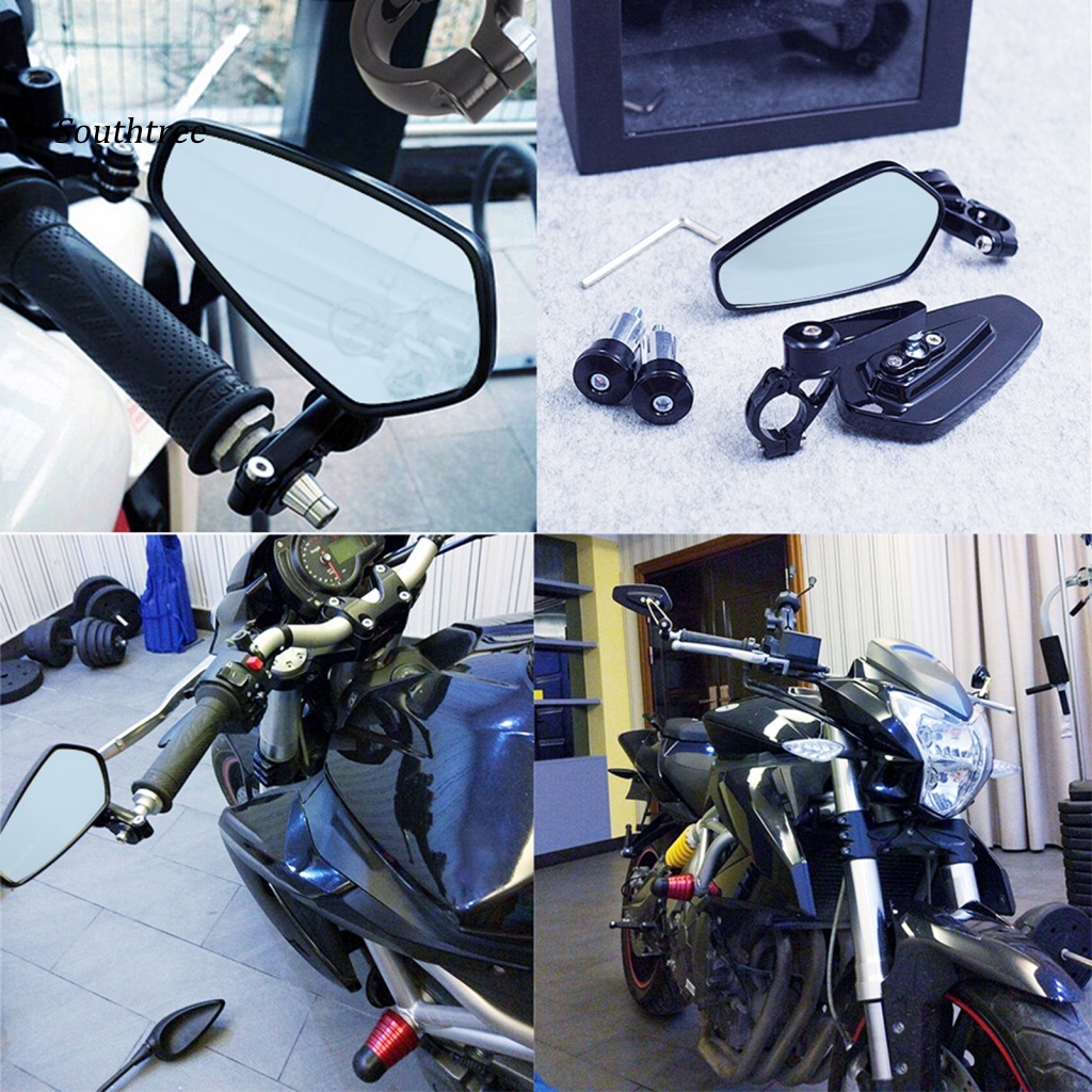 Set 2 Gương Chiếu Hậu 22mm Thay Thế Cho Xe Máy Scooter