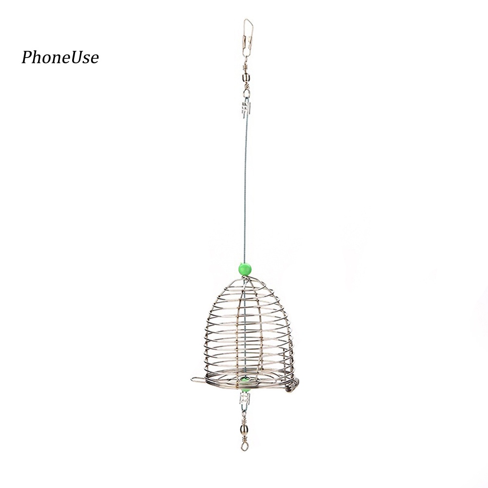 Pu Set 5 Lồng Đựng Mồi Câu Cá Bằng Thép Không Gỉ