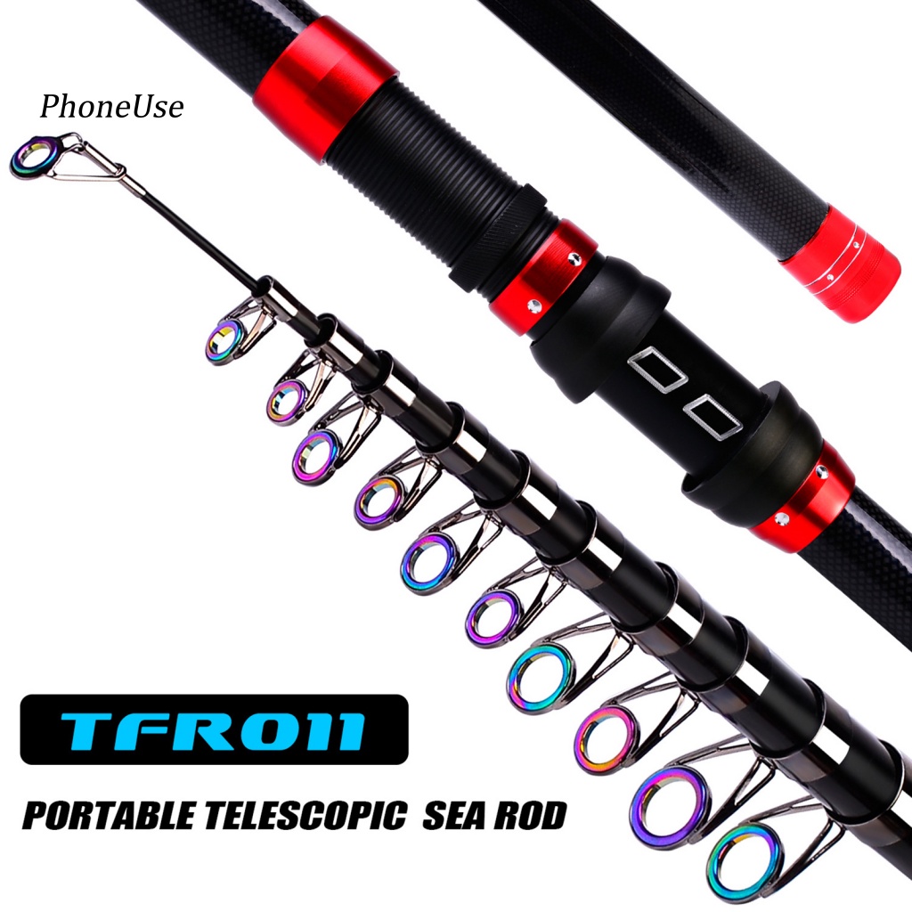 Pu Cần Câu Cá Mini Bằng Sợi Carbon Siêu Bền