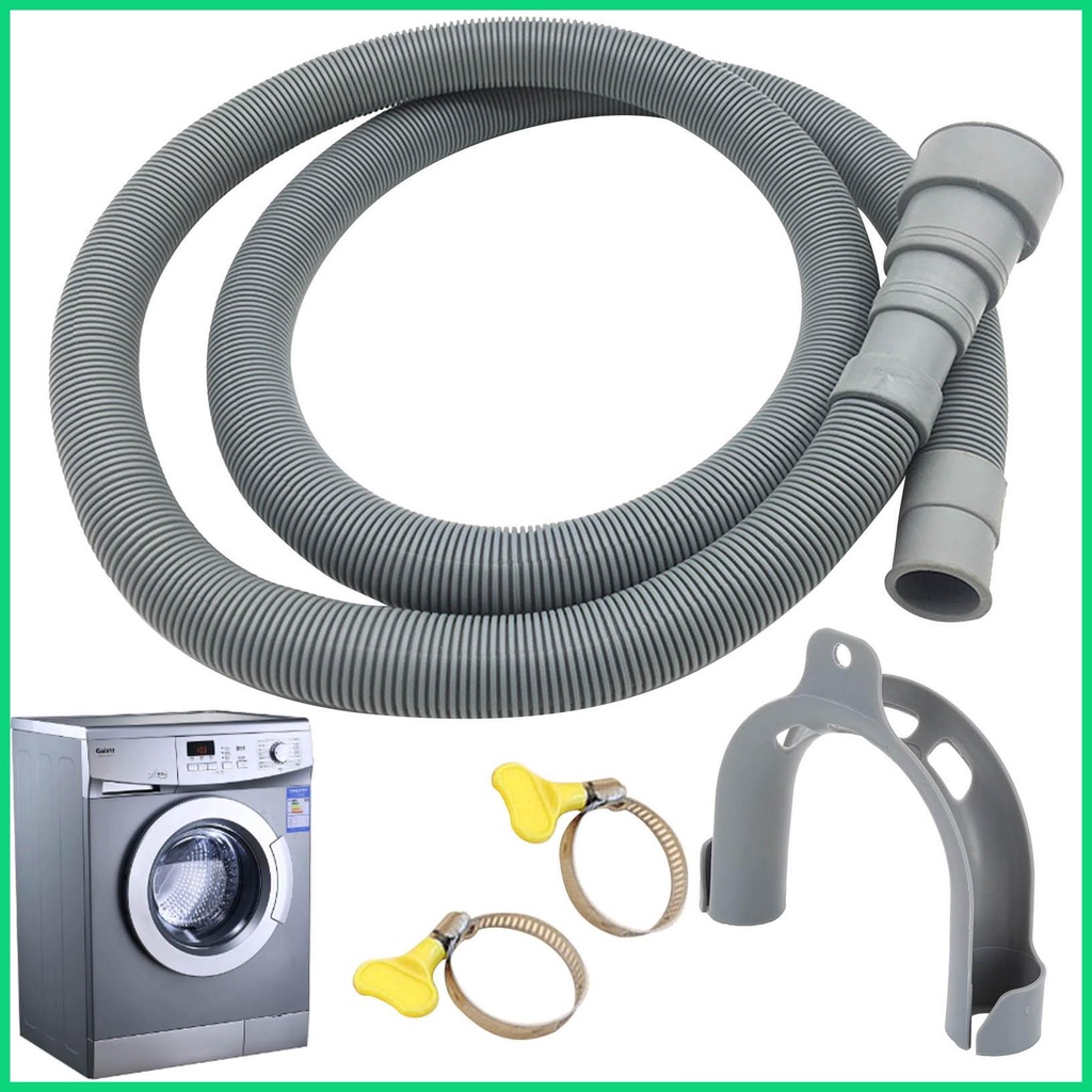 Ống Thoát Nước Dày Dặn Kèm Kẹp Linh Hoạt Tiện Dụng Cho Máy Giặt