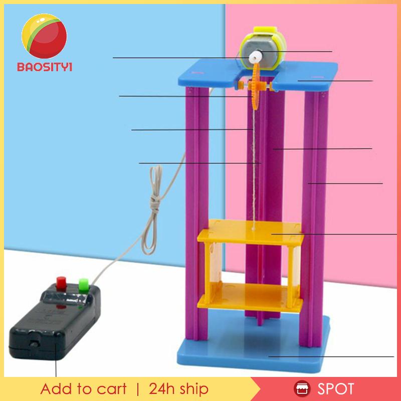 Mô Hình Nâng Thang Máy Điện Thí Nghiệm Khoa Học Diy Dành Cho Trẻ Em