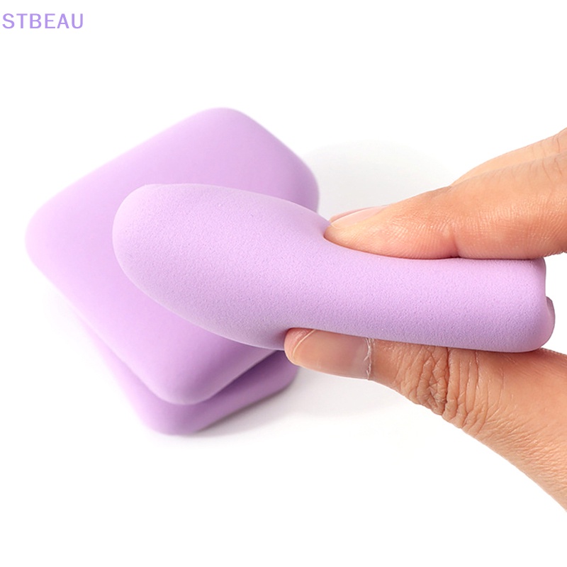 Mút Tán Kem Nền Trang Điểm Hình Viên Kim Cương Màu Tím Mềm Mại