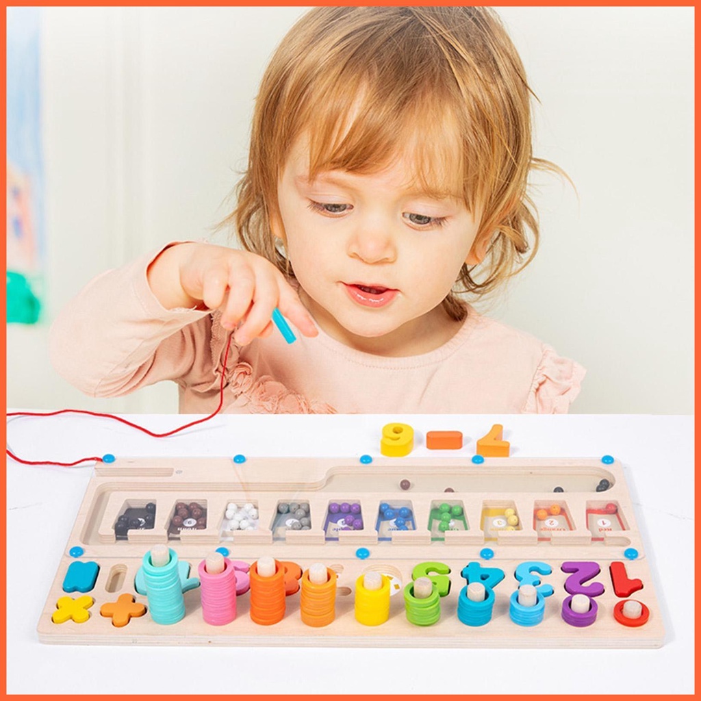 Bộ Đồ Chơi Xếp Hình 3 Trong 1 Màu Sắc Dành Cho Trẻ Em 1-3 Tuổi
