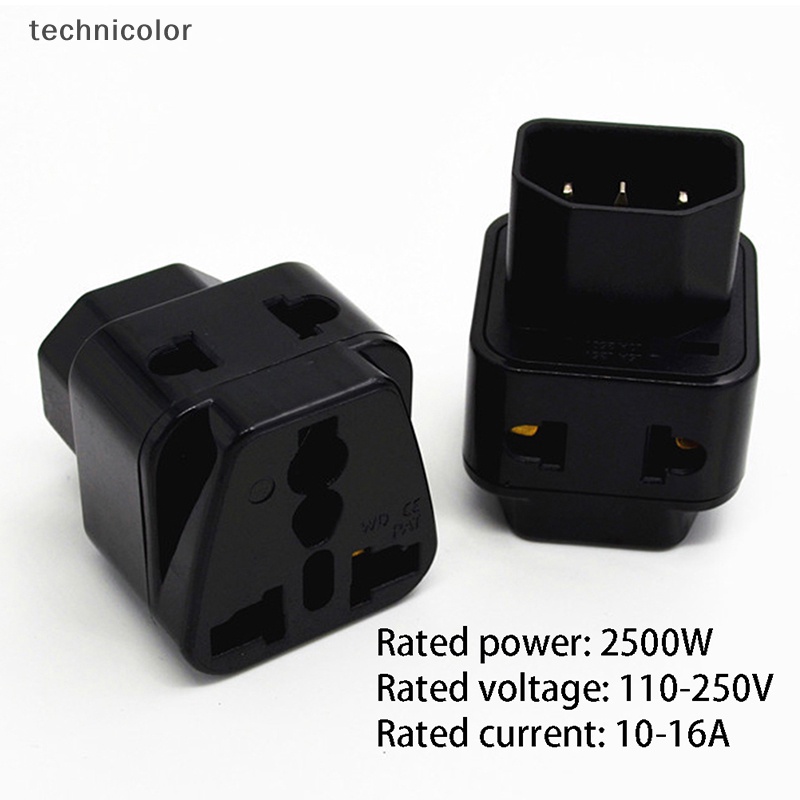 Bộ Chuyển Đổi Nguồn Điện 2 Trong 1 IEC 320 C14 Male Sang C13 Female PDU / UPS C13 Female