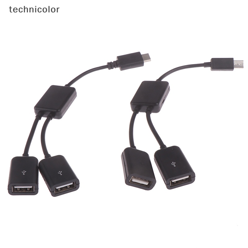 Đang Giảm Giá Dây Cáp Chuyển Đổi Micro usb / type c Sang 2 otg