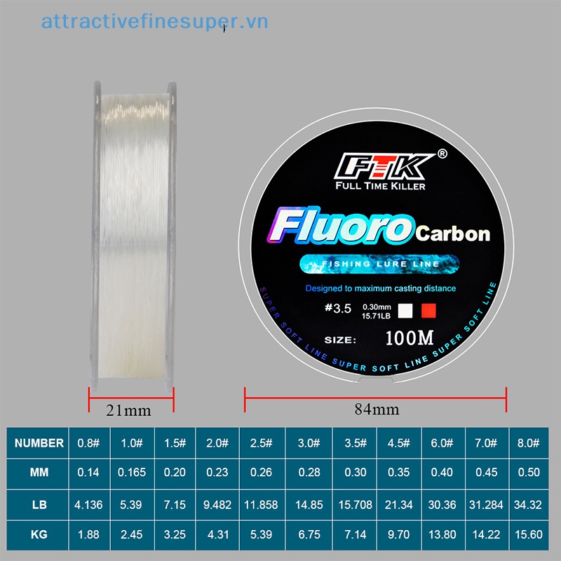 Cuộn Dây Câu Cá AFS 100m 0.8mm-8.0mm 4.13LB-34.32LB