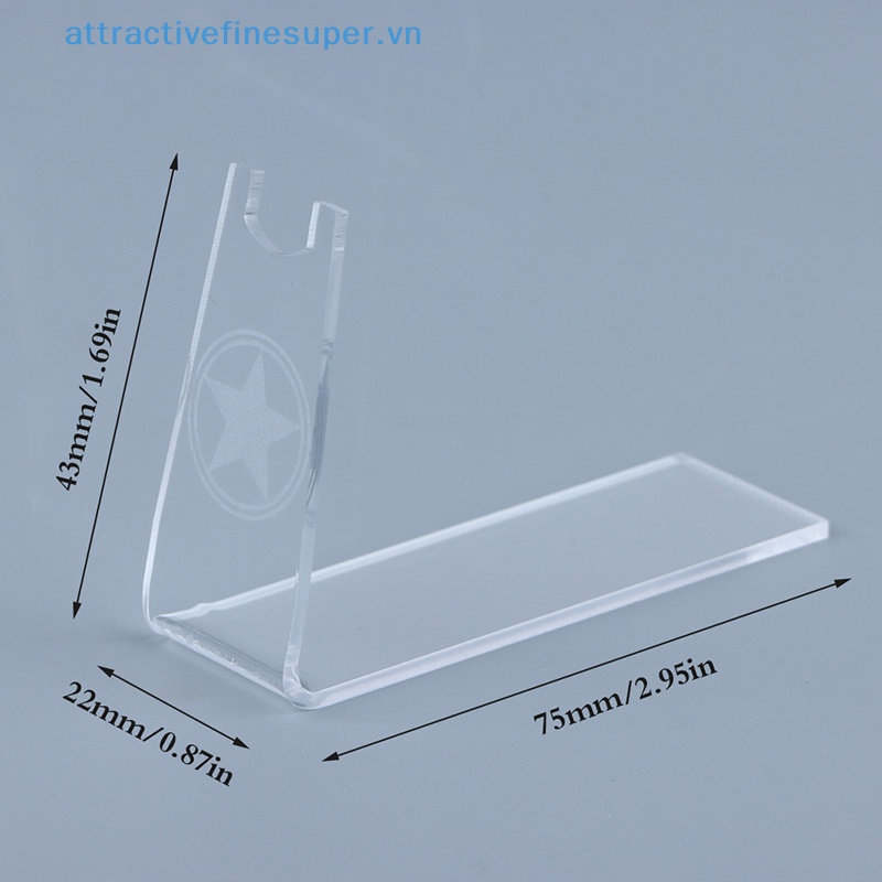 1 Giá Đỡ Trưng Bày Mô Hình Súng Bằng Acrylic Trong Suốt