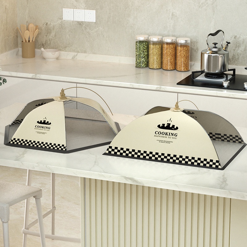 Lồng Bàn Đậy Thức Ăn Chống Bụi Có Thể Gấp Gọn Tiện Dụng