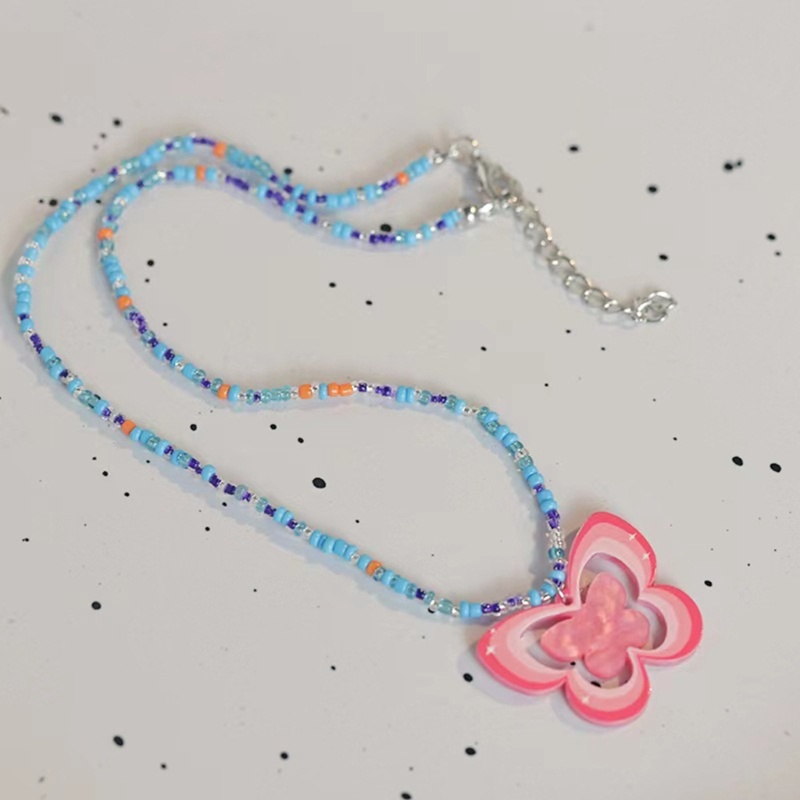 Vòng Cổ Choker Hình Bướm Nhiều Màu Sắc Bắt Mắt